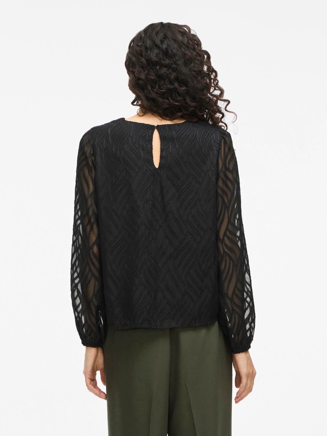 VIMIKA Top - Black Beauty - VERO MODA & VILA Bergvik